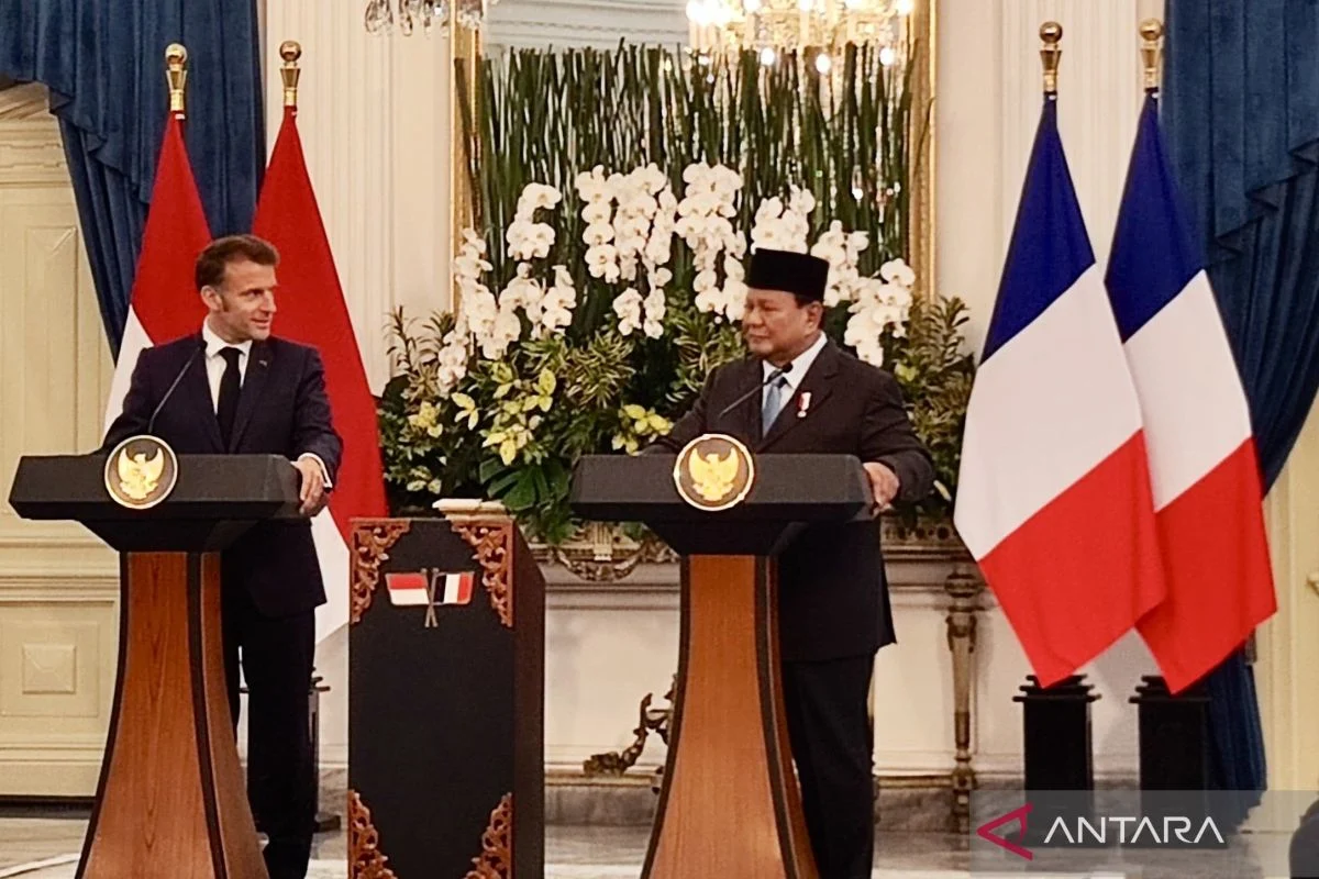 Prabowo: Indonesia dan Prancis Sepakati Solusi Dua Negara serta Kemerdekaan Palestina