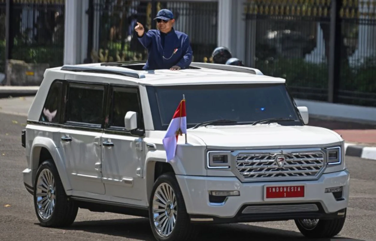 Prabowo Subianto Pakai Mobil Maung Pindad di KTT ASEAN ke-48 Filipina