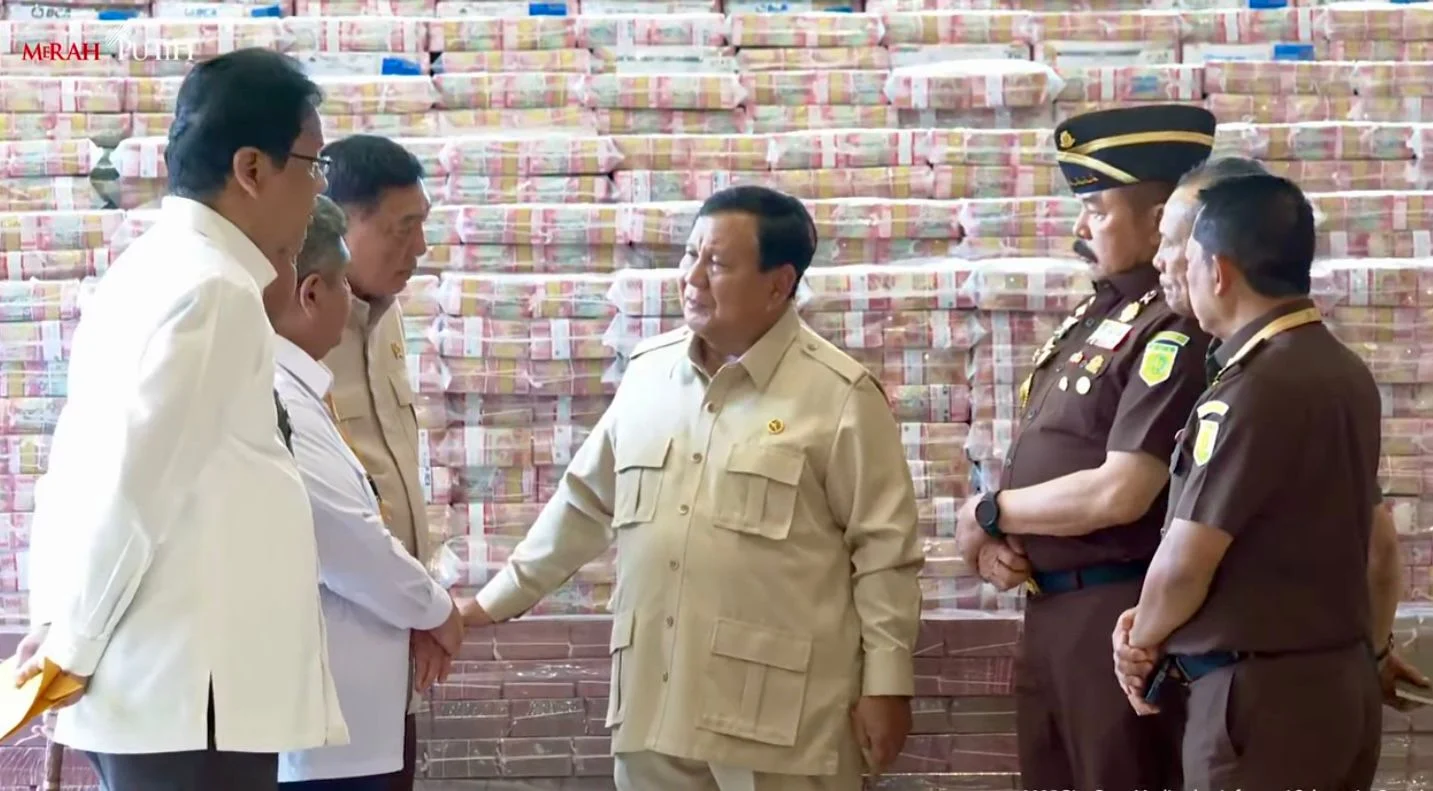 Presiden Prabowo Saksikan Penyerahan Rp10,27 Triliun ke Kas Negara