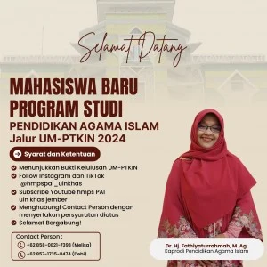 Program Studi PAI Menjadi Pilihan Favorit Mahasiswa Baru PTKIN