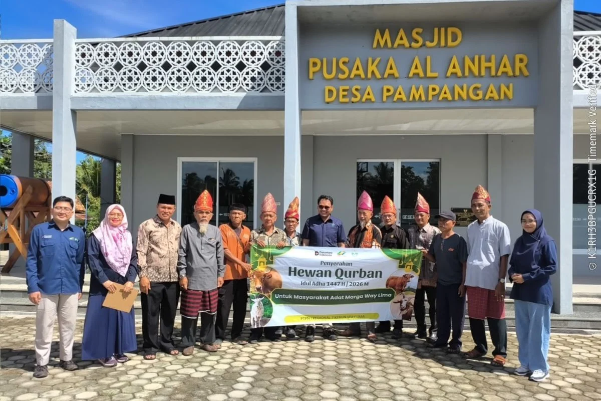 PTPN I Potong 304 Hewan Kurban di Seluruh Wilayah Kerja Menyambut Idul Fitri