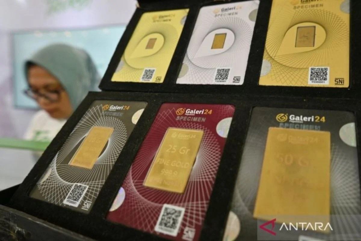 Rabu Pagi, Harga Emas Antam Turun Rp24.000 Jadi Rp2,765 Juta per Gram