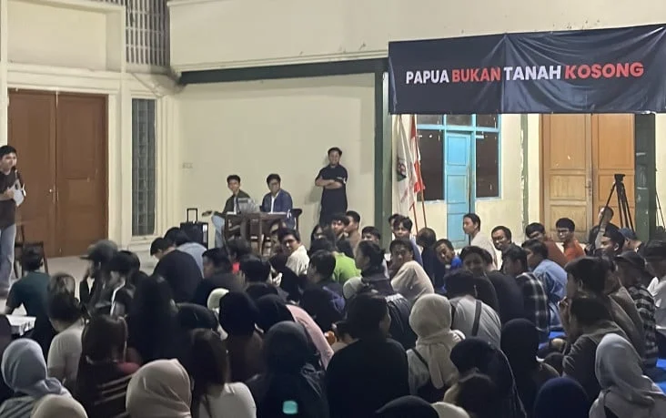 Ratusan Mahasiswa Padati Nobar Film "Pesta Babi" di Sekretariat PMKRI Jakarta Pusat