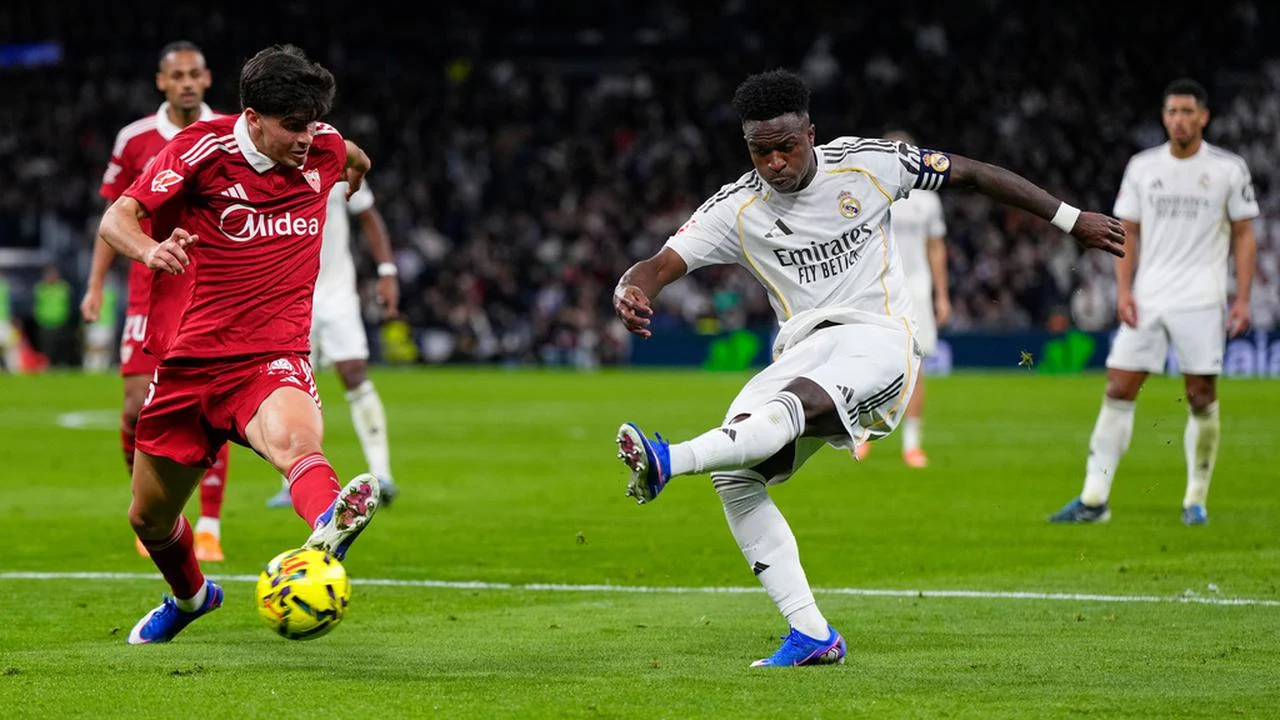 Real Madrid Tundukkan Sevilla 1-0 Berkat Gol Vinicius Junior