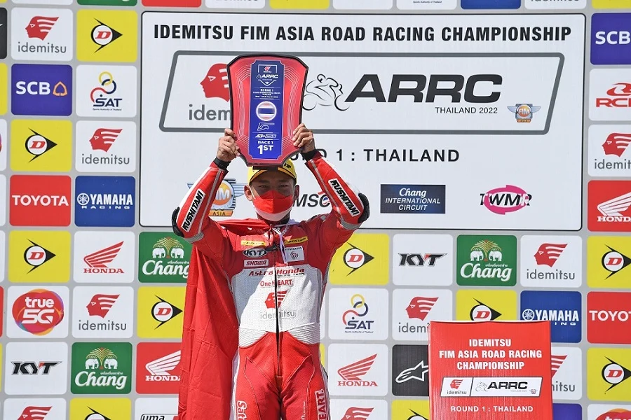 Rheza Jaga Asa Indonesia di ARRC Buriram