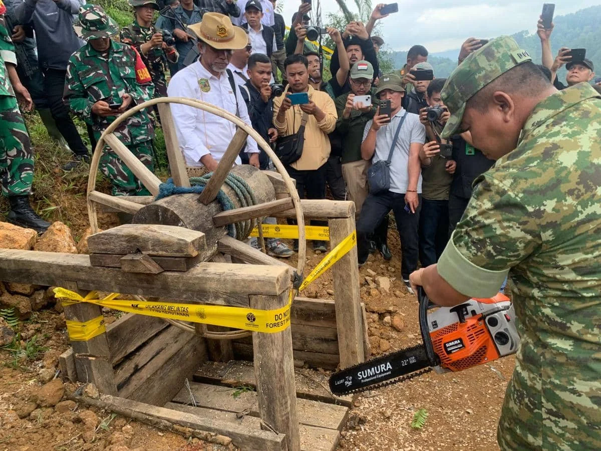 Satgas PKH di Papua tengah Tertibkan Tambang Emas Ilegal, Kuasai Kembali Lahan Seluas 200 Hektare