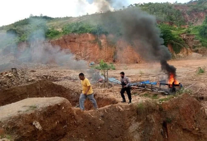 Satgas PKH Tangkap 16 Warga Negara Tiongkok di Gunung Botak, Bongkar Praktik Prostitusi dan Jual Beli Miras
