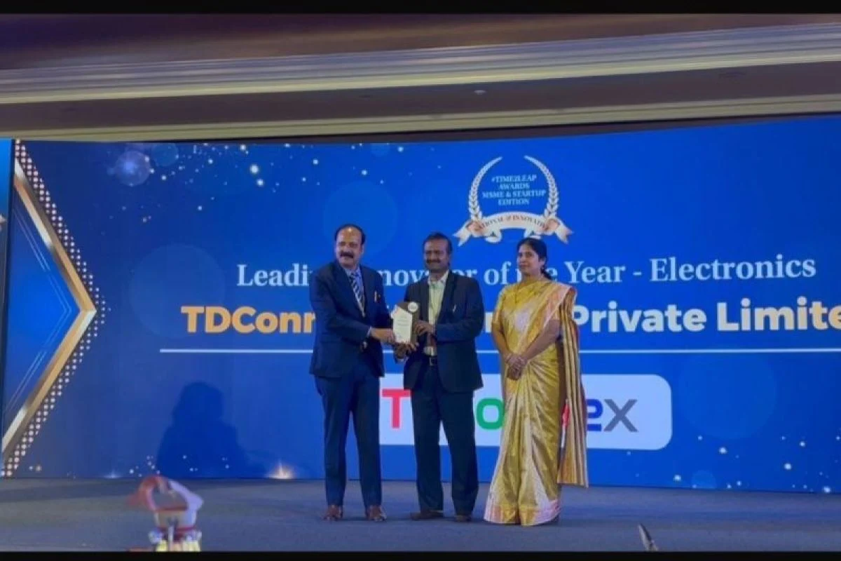 TDConnex Raih Gelar “Leading Innovator of the Year – Electronics” di India MSME Awards 2026