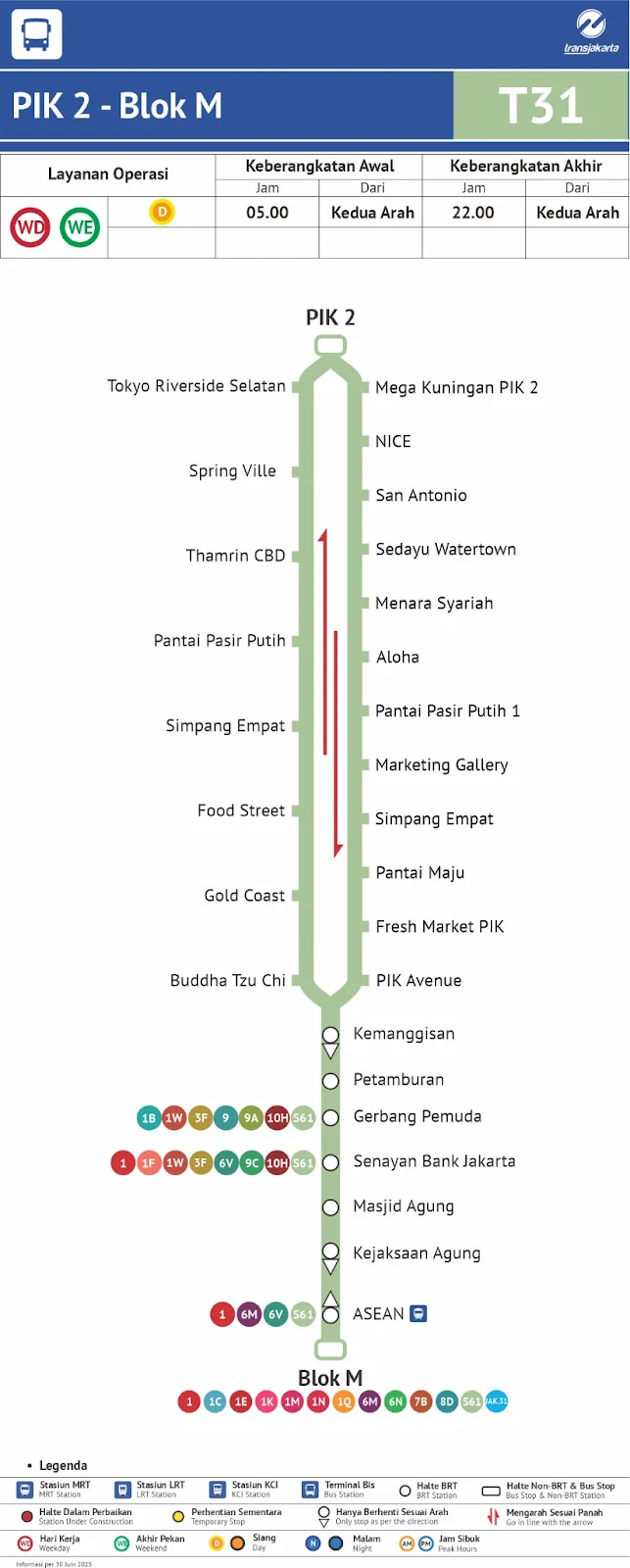 Transjakarta Perpanjang Jam Operasional Rute PIK 2‑Blok M Selama Java Jazz Festival 2026