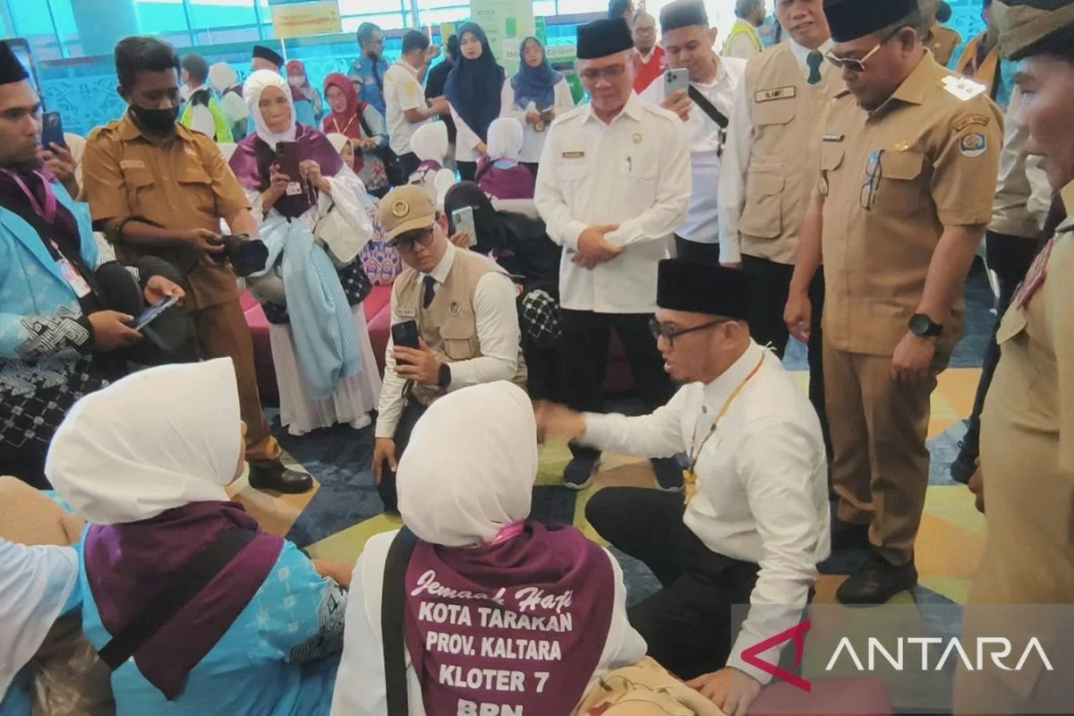 Wamenhaj Inspeksi Persiapan Keberangkatan Jamaah Calon Haji Kaltara