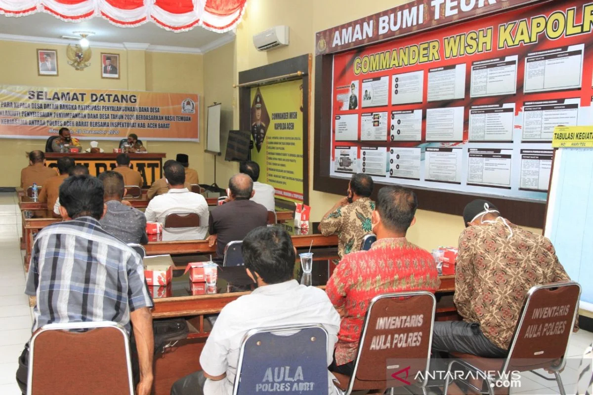 12 Desa di Aceh Barat Selesaikan Temuan Penyalahgunaan Dana Desa Sebesar Rp4,1 Miliar