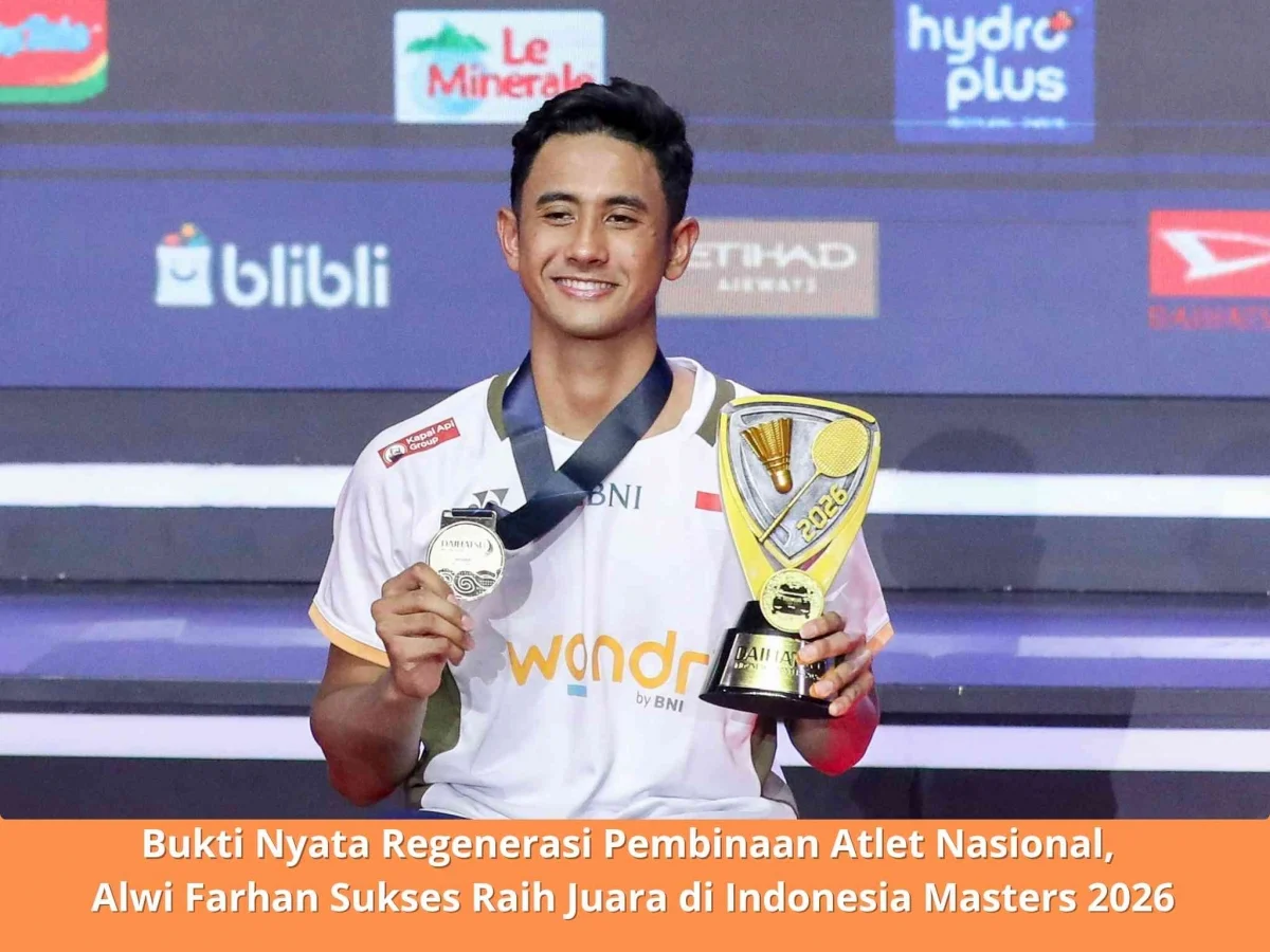 Alwi Farhan Juara Australia Open 2026, Bukti Pembinaan Atlet Muda Kian Menjanjikan