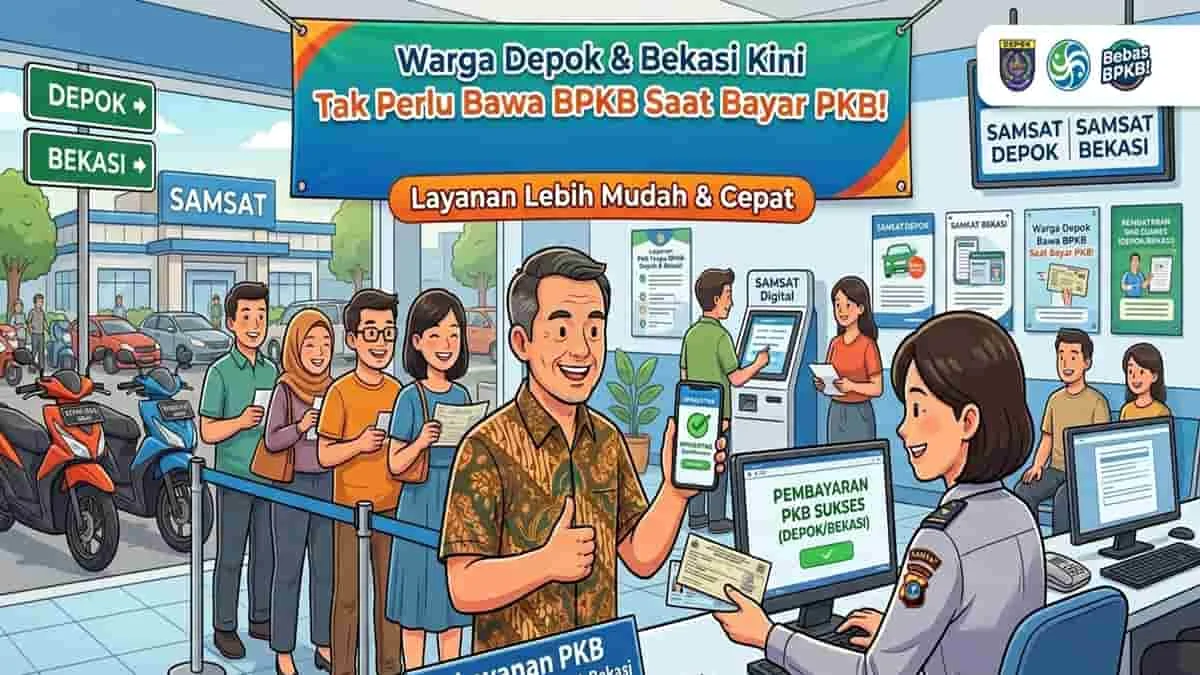 Bayar Pajak Kendaraan di Bekasi Bisa Dicicil Lewat Koperasi