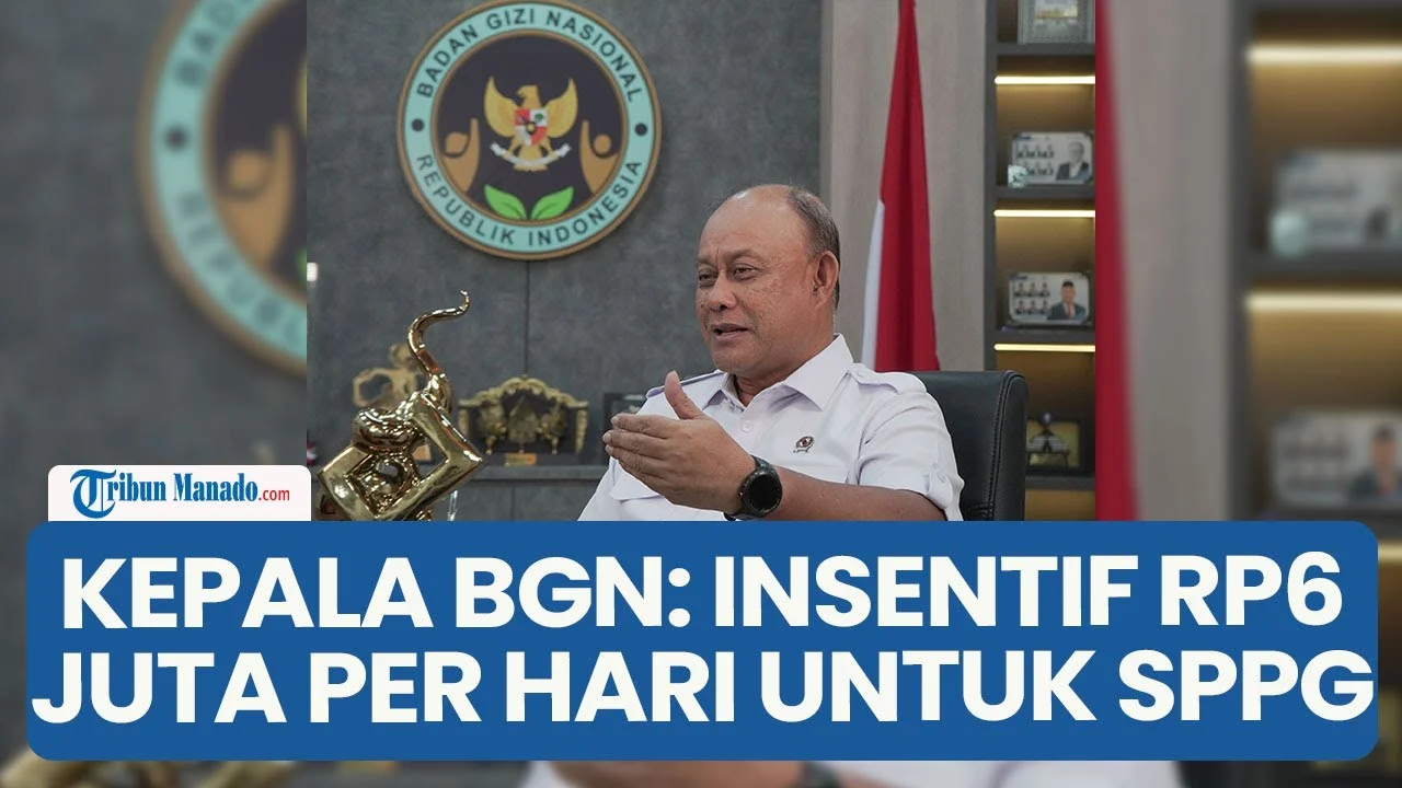 BGN Evaluasi Insentif SPPG Rp6 Juta per Hari