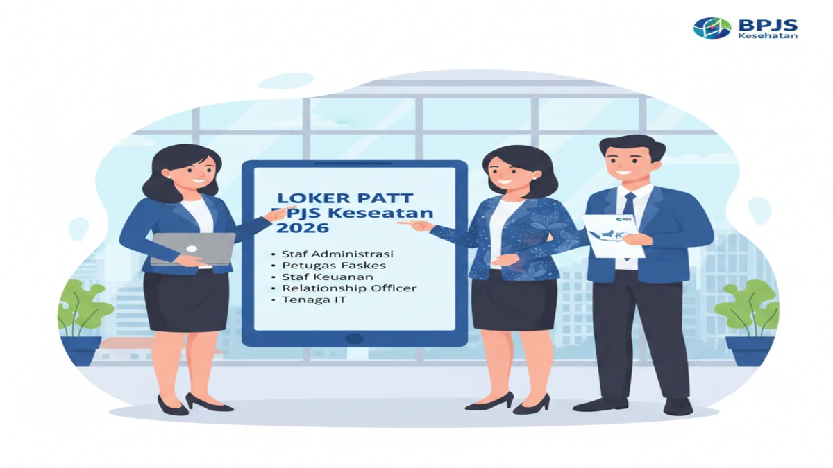 BPJS Kesehatan Buka Lowongan Kerja PATT 2026 dengan Persyaratan Minimal D3 Semua Jurusan