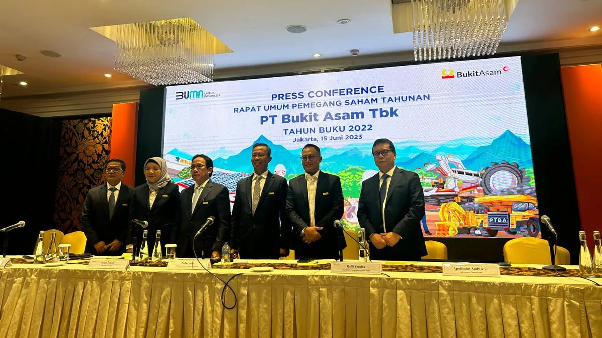 Bukit Asam Cetak Laba Rp 2,93 Triliun, Tebar Dividen Rp 114 per Saham