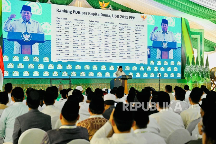 Di Depan Ulama NU, Prabowo: Pemerintah Rebut 5 Juta Hektare Kebun Sawit