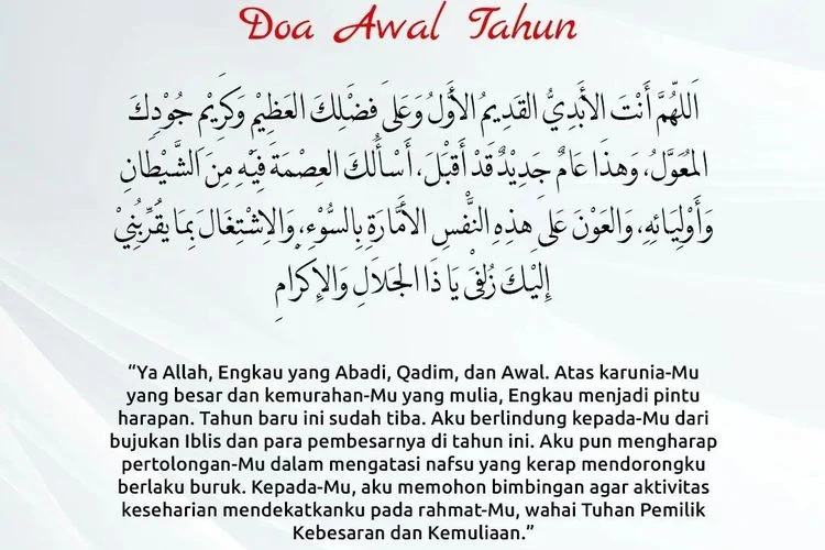 Doa Akhir dan Awal Tahun Baru Islam: Bacaan Sebelum Maghrib yang Dianjurkan