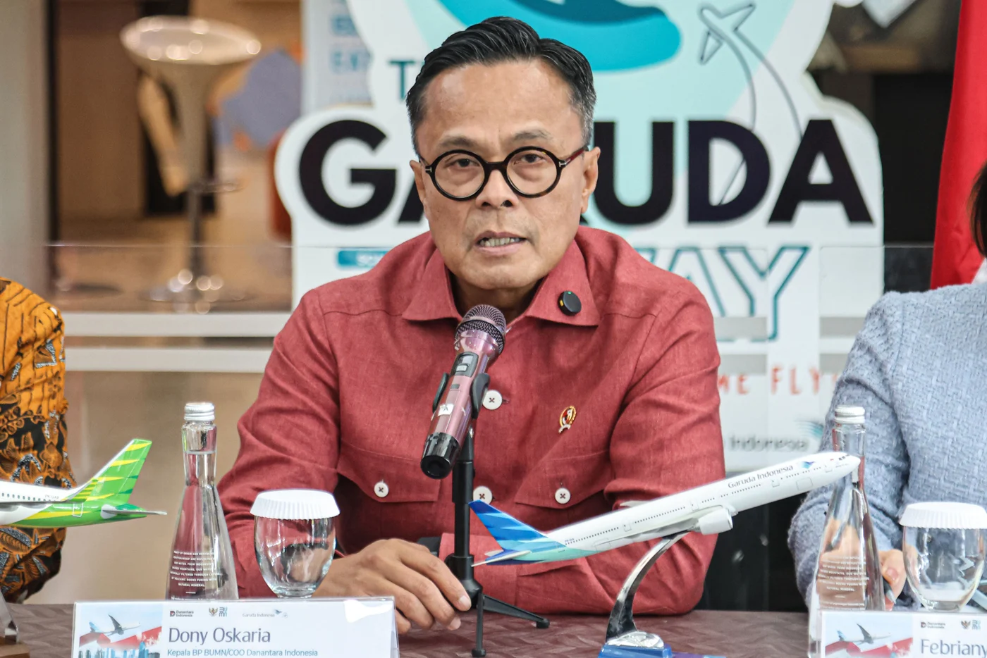Dony Oskaria: Danantara Rencanakan Buka Perusahaan Penyewaan Pesawat Terbang