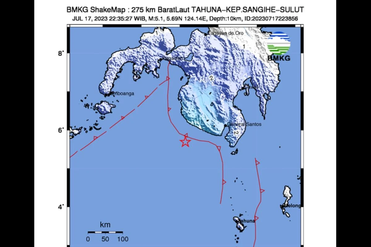 Gempa Susulan Guncang Kepulauan Sangihe, BMKG Pastikan Tidak Ada Potensi Tsunami