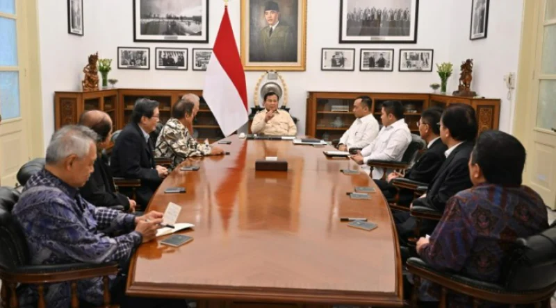 Hal-hal yang Dibahas Prabowo dan DEN di Istana