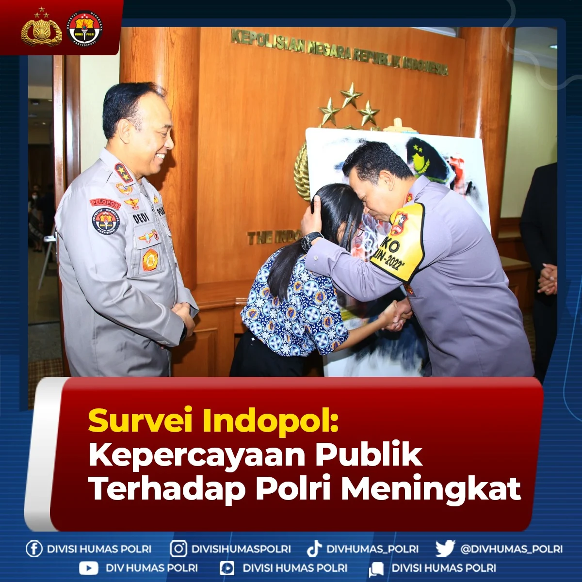 Hasil Survei: 83,1% Publik Yakin UU Polri Bawa Perubahan Terhadap Kinerja Kepolisian