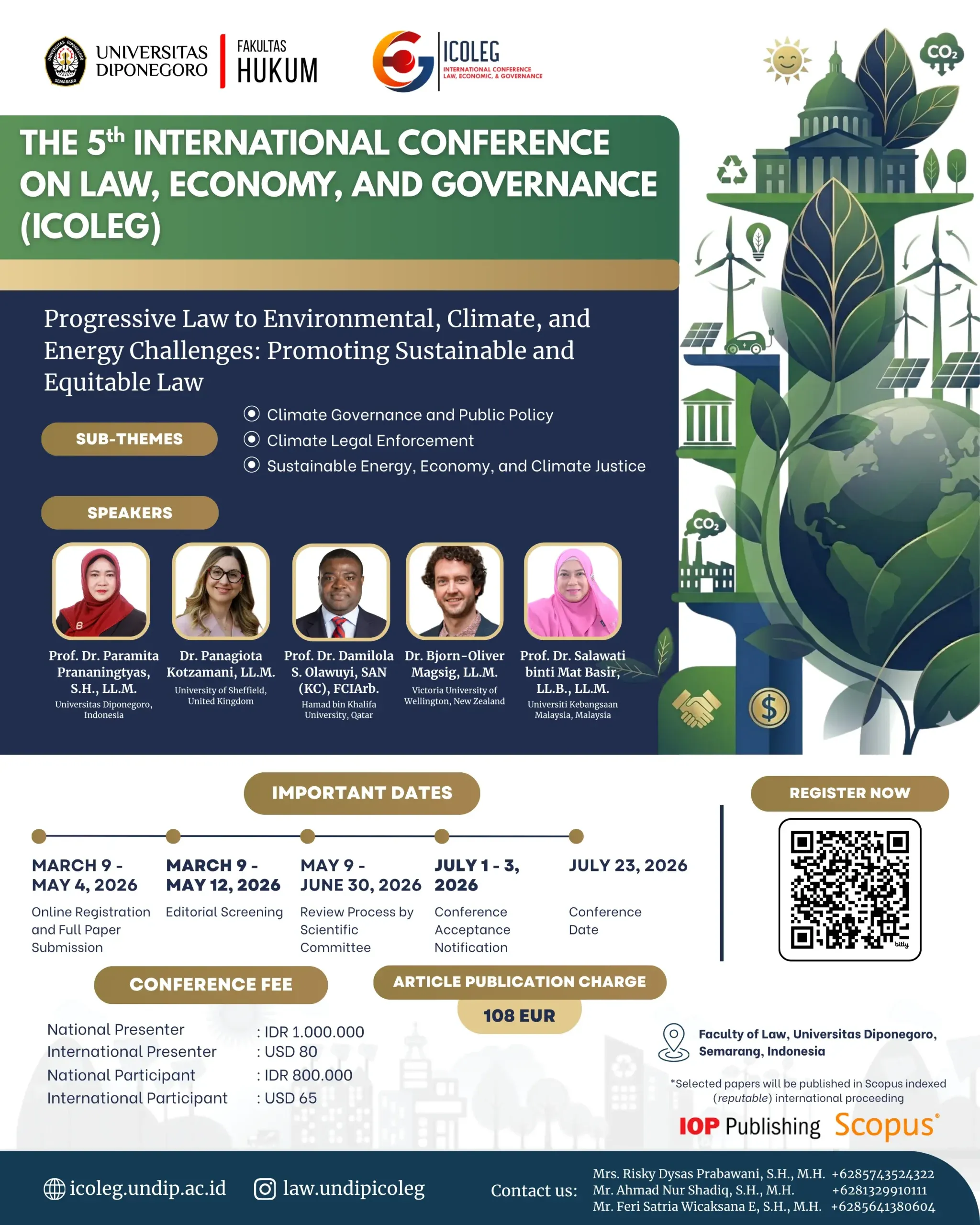 ICOSEG 2026 di Undip Bahas Pembangunan Berkelanjutan