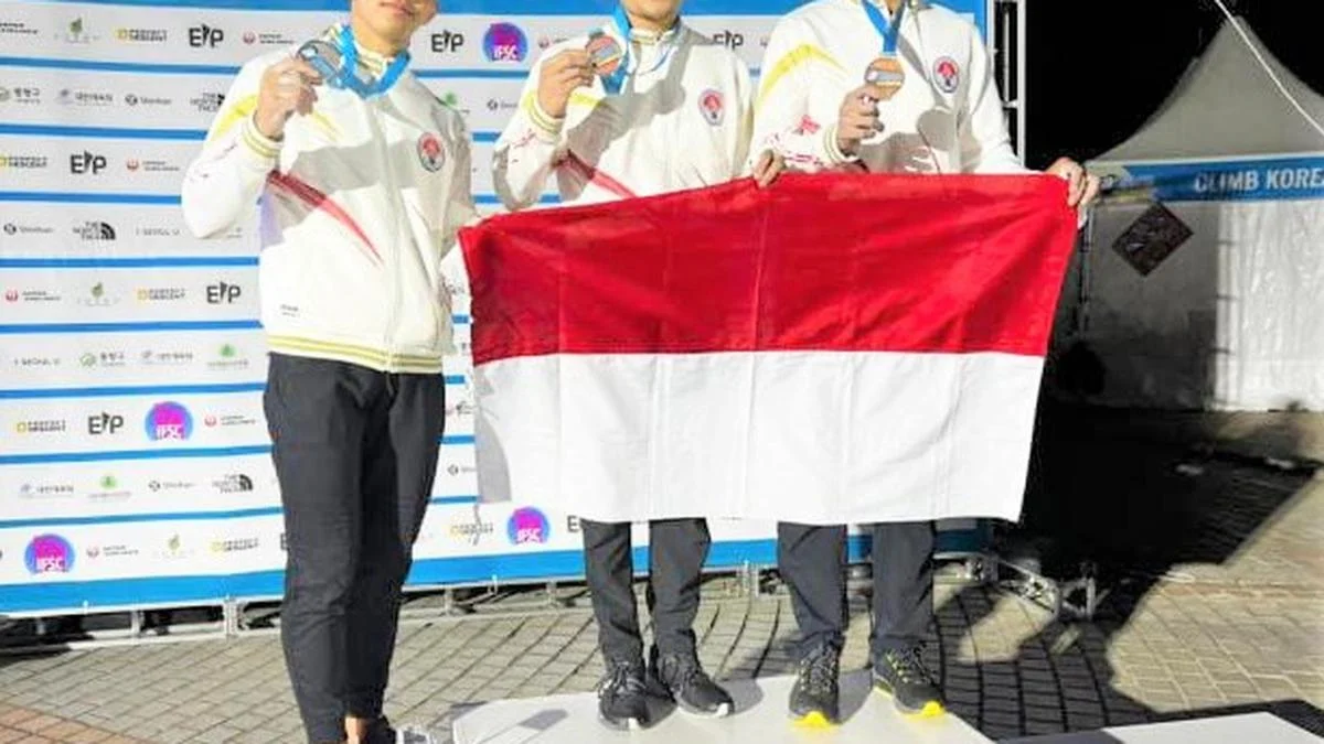 Indonesia Cetak Sejarah di Kejuaraan Panjat Tebing Dunia