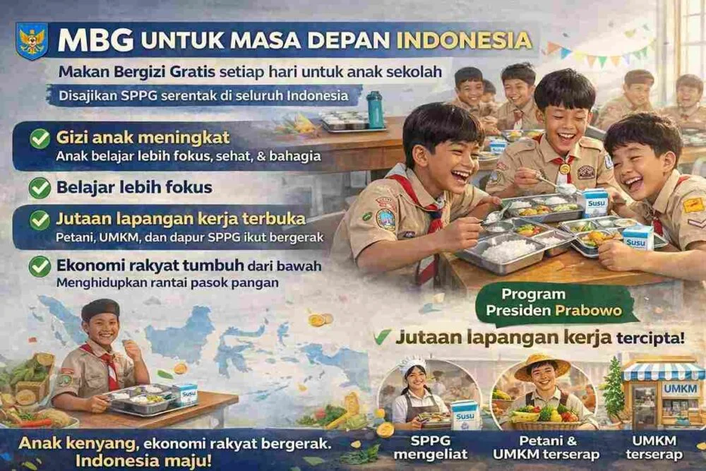 Jubir Gerindra: Program MBG Buka Jutaan Lapangan Kerja