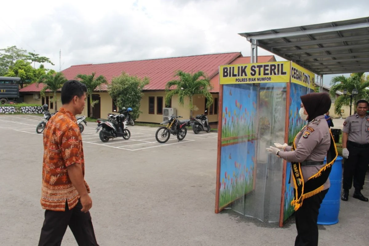 Kapolres: Sterilisasi TKP bom Biak terkendala cuaca