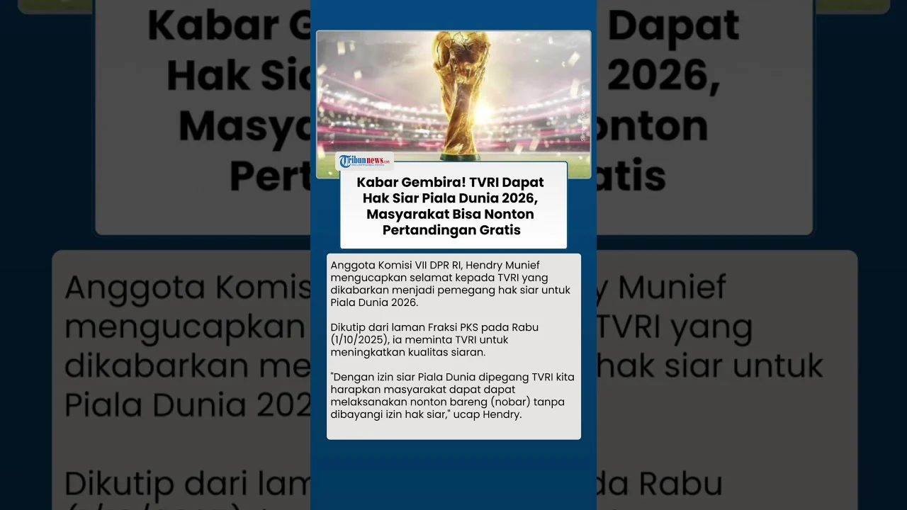 Kapolri Ajak Masyarakat Nobar Gratis Piala Dunia 2026, Dari Mabes Hingga Polsek Siapkan Layar