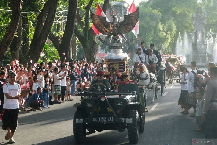 Karnaval Pancasila Meriahkan Hari Lahir Pancasila di Denpasar, Bali