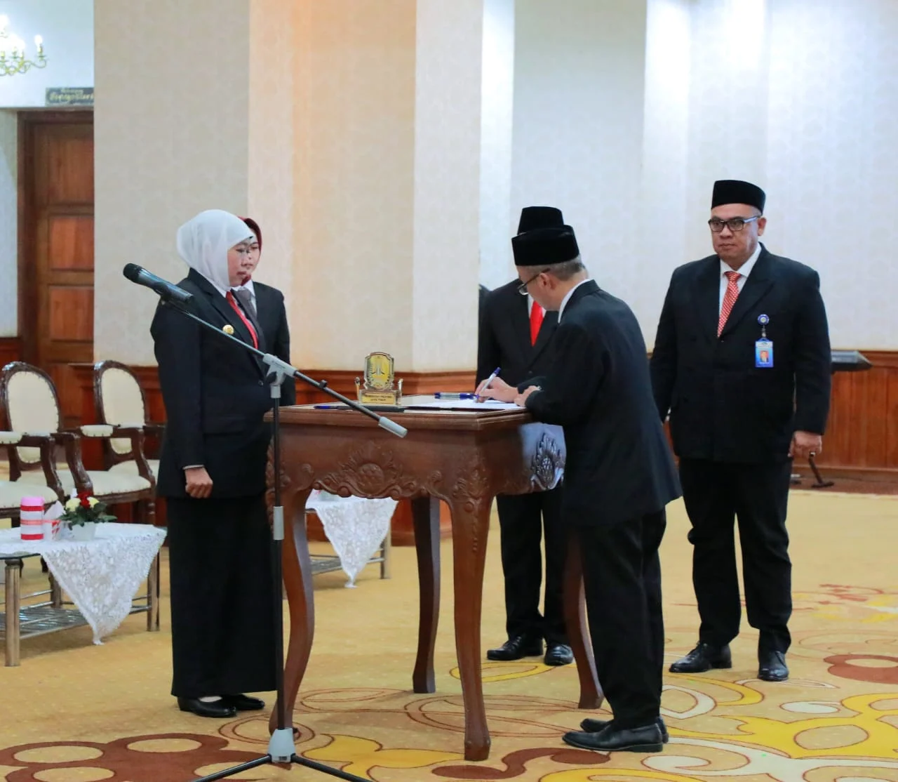 Khofifah Minta Kepala BPKP Jatim Baru Bersinergi Tingkatkan Akuntabilitas