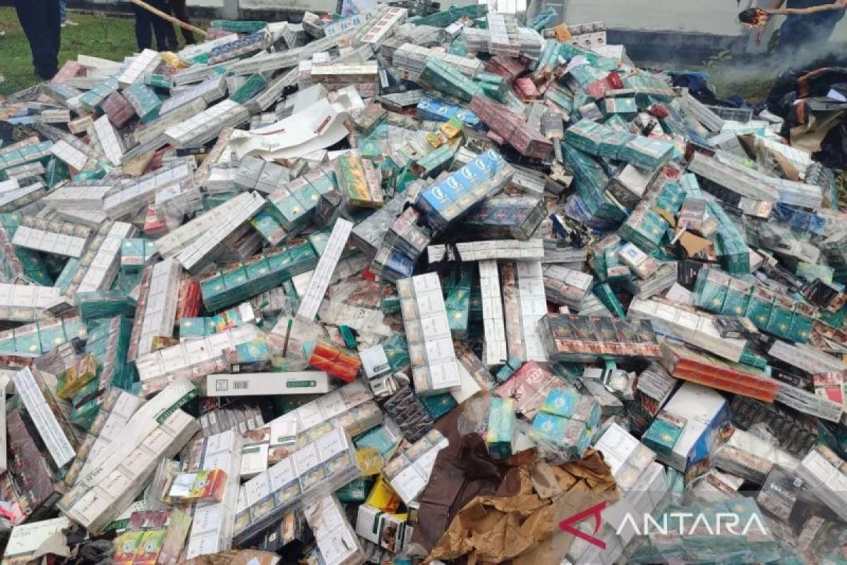 KPPBC Bengkulu Sita 816.100 Batang Rokok Ilegal antara Januari‑Mei 2026