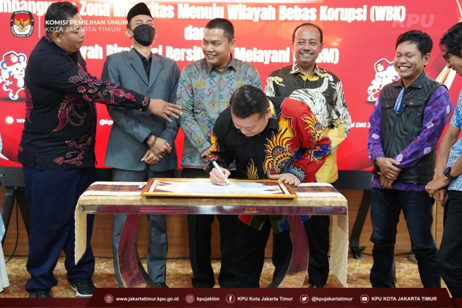 KPU Jakarta Timur dan Tangersel Gelar Studi Banding Zona Integritas ke KPU Kota Tangerang