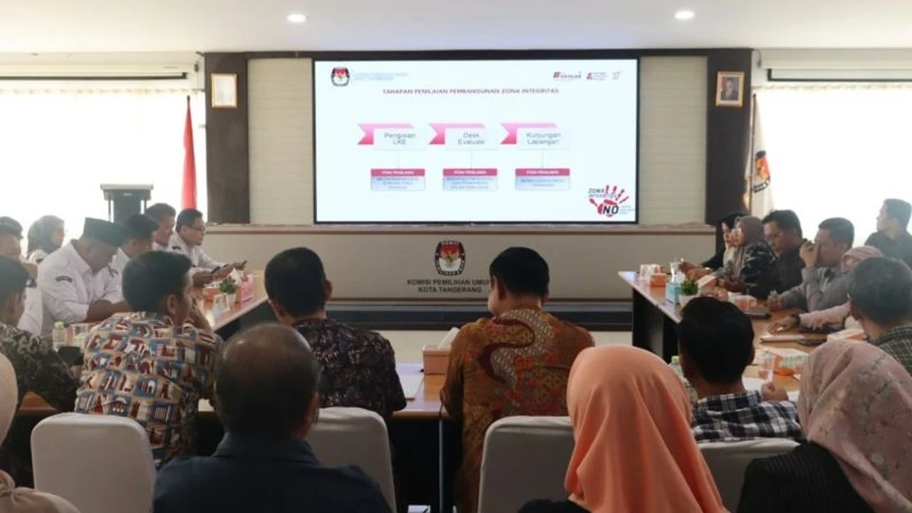 KPU Kota Tangerang Jadi Pusat Studi Banding Pembangunan Zona Integritas