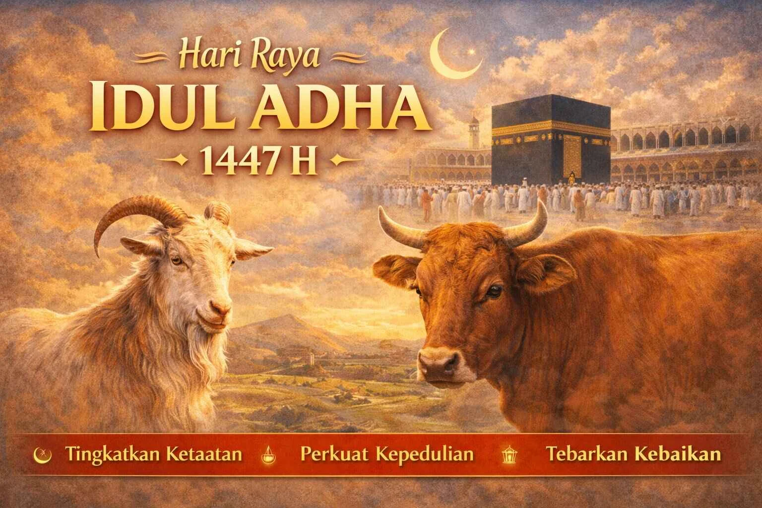 Kurban Idul Adha 1447 Hijriah Capai Dua Juta Ekor di Seluruh Indonesia