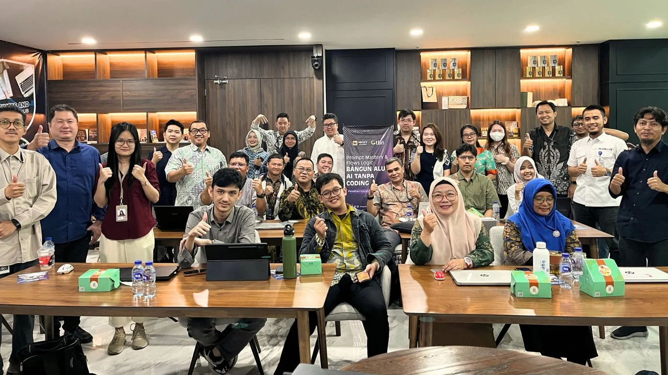 Mahasiswa Cyber University Perkuat Kompetensi AI Lewat Company Visit ke MAXY Academy