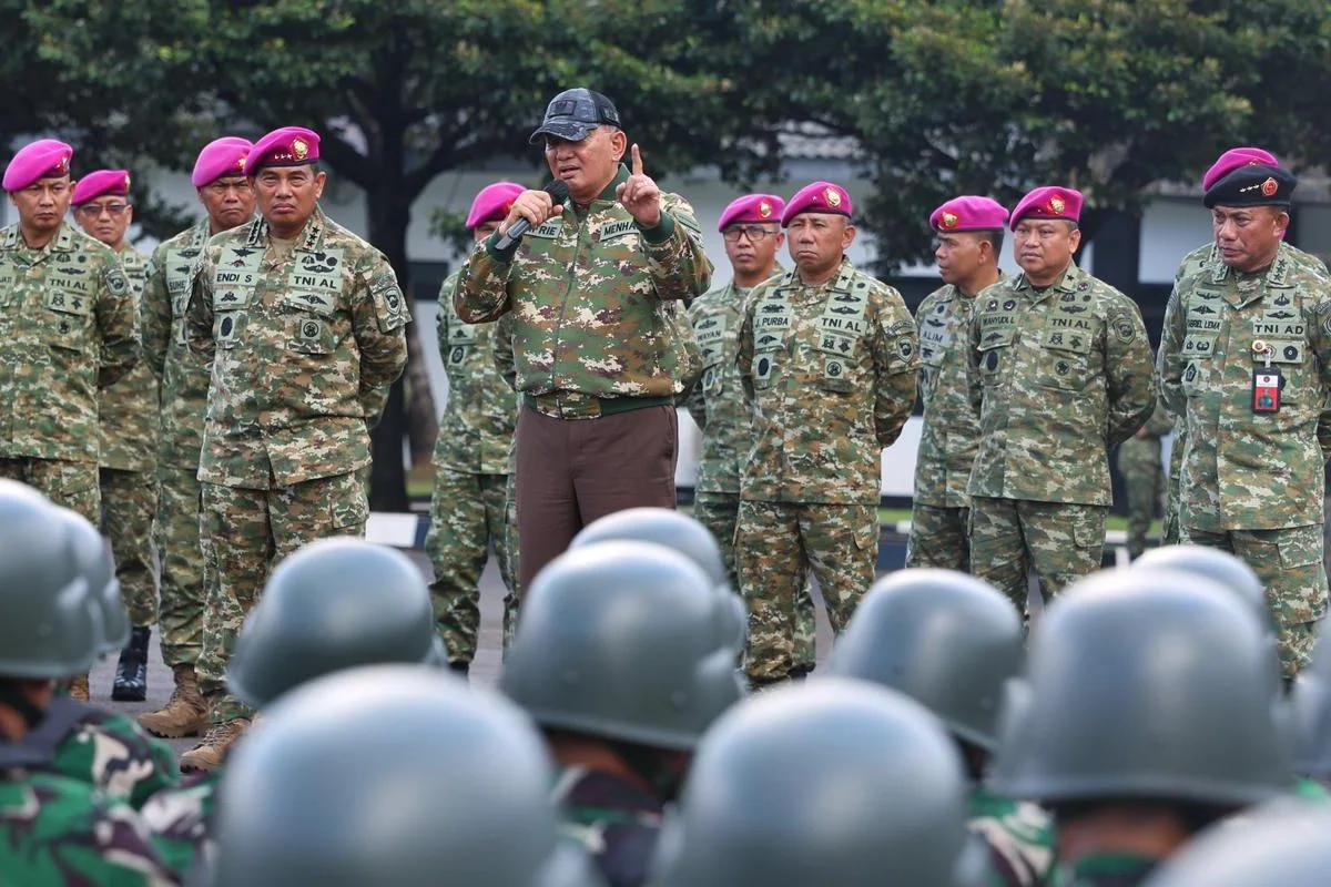 Menhan Sjafrie Perintahkan Penyesuaian Intensitas Latsarmil Usai 5 Peserta Meninggal Dunia