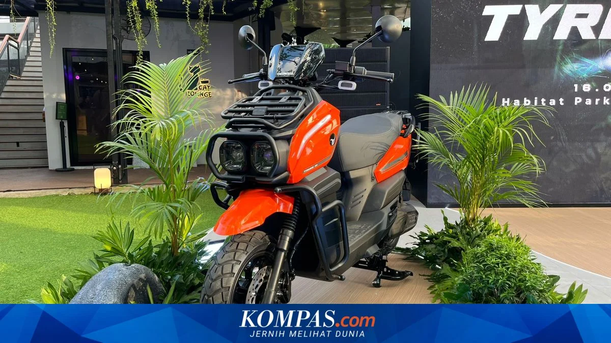 Motor Listrik Tyranno X Rp32 Juta Siap Tackle Jalan Rusak di Jakarta Fair
