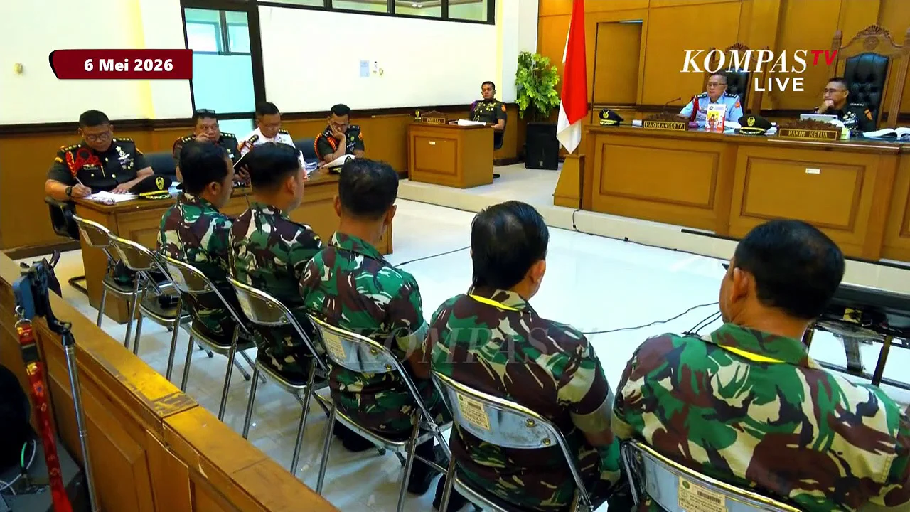 Oditur Militer Terima Putusan Tanpa Banding terhadap 4 Personel BAIS atas Kasus Penyiraman Air Keras Andrie Yunus