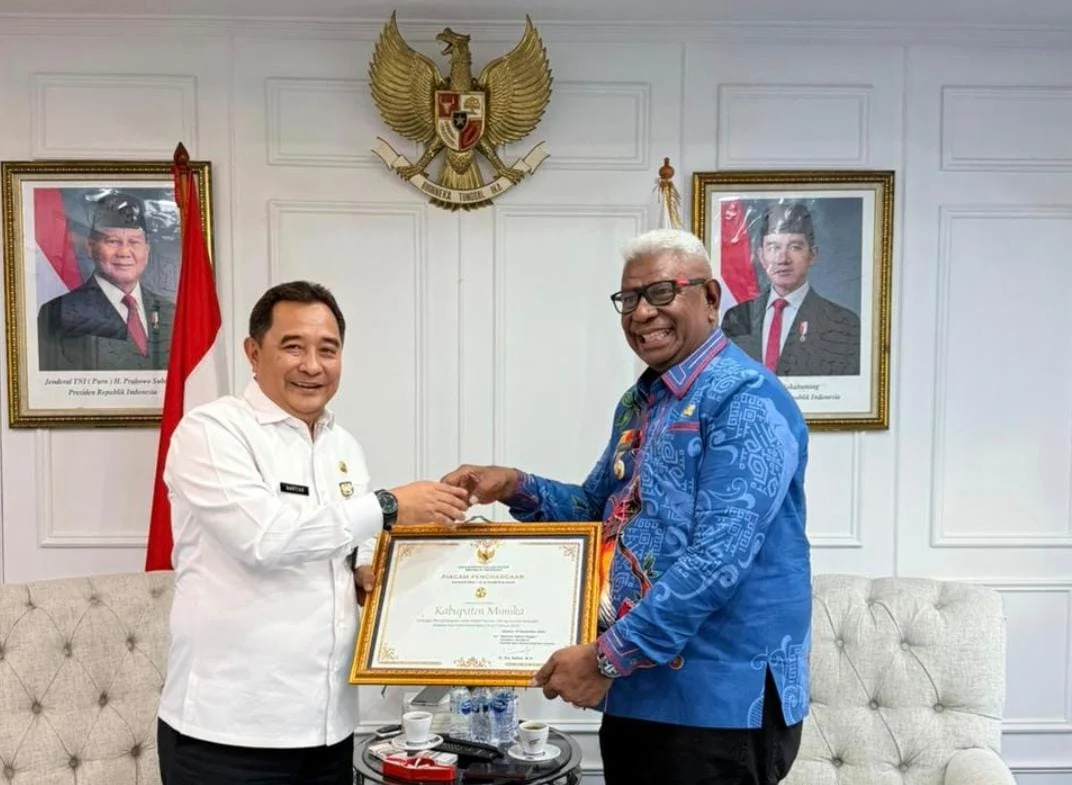 Papua Pegunungan Raih Penghargaan Kemendagri atas Penurunan Tingkat Pengangguran