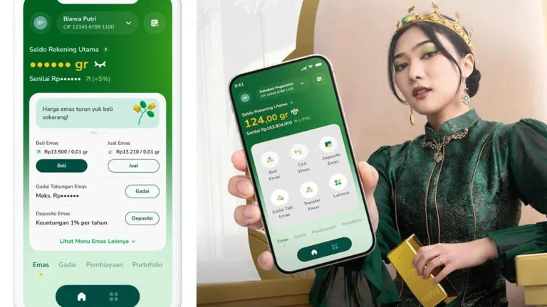 Pegadaian Buka Kembali Cicilan Emas 1 Gram Tenor 6 Bulan lewat Aplikasi Tring