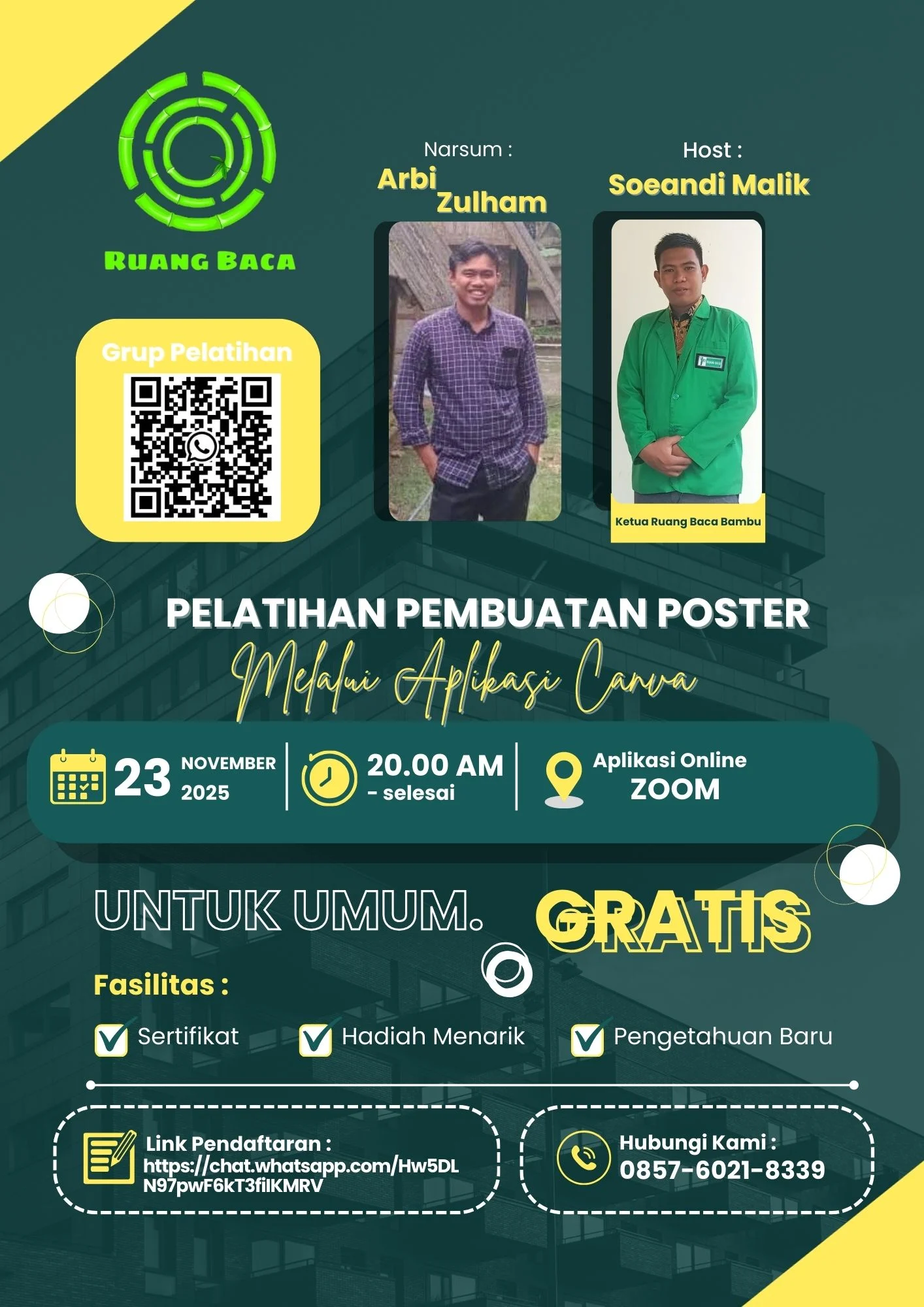 Pelatihan Gratis: Solusi Mempermudah Akses Belajar untuk Anak Muda