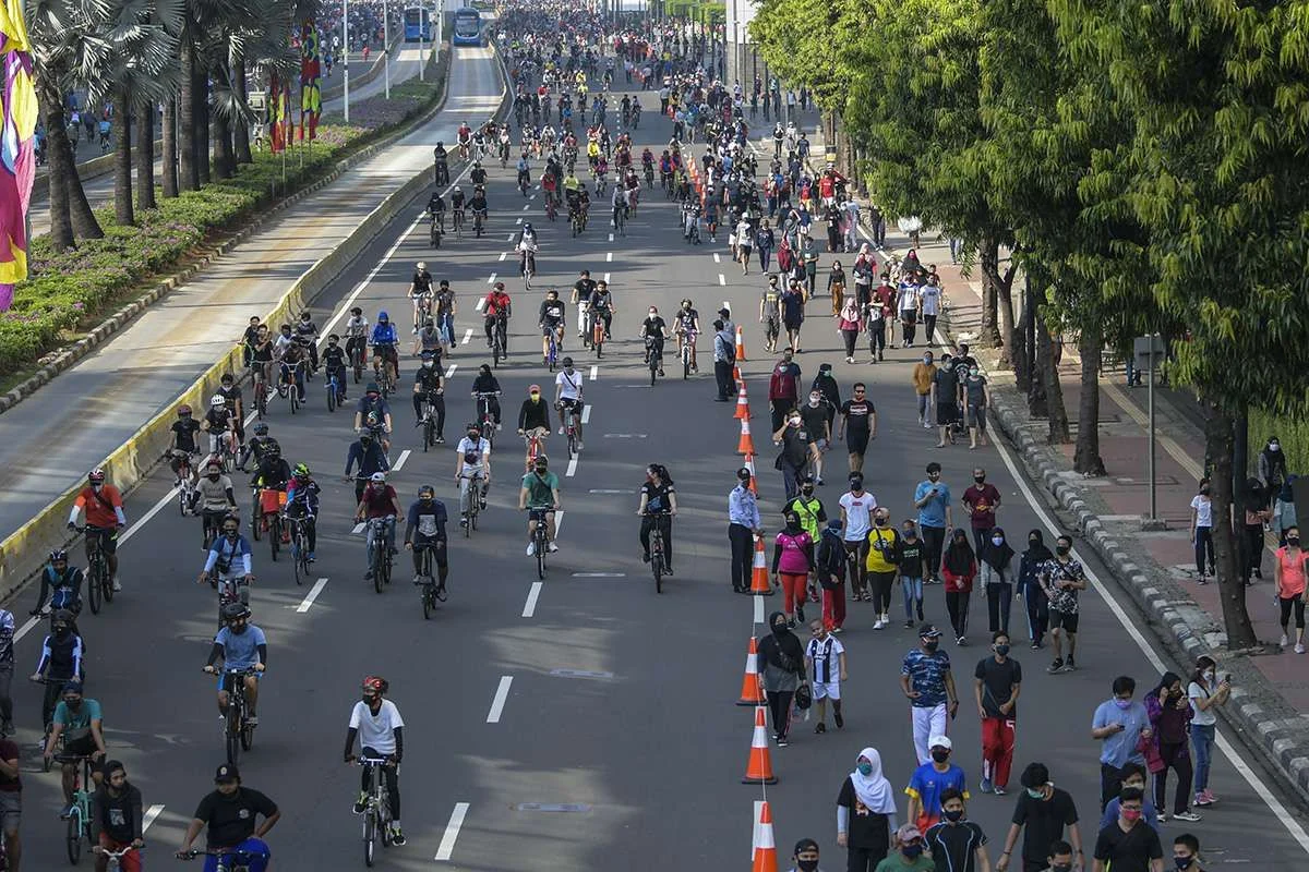 Pemprov DKI Jakarta Gelar Atraksi Budaya Betawi pada Car Free Day di Jalan Rasuna Said