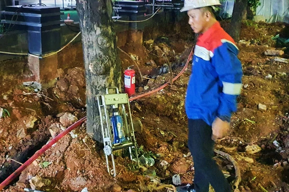 Pertamina Tangani Kebocoran Pipa Gas di Bekasi