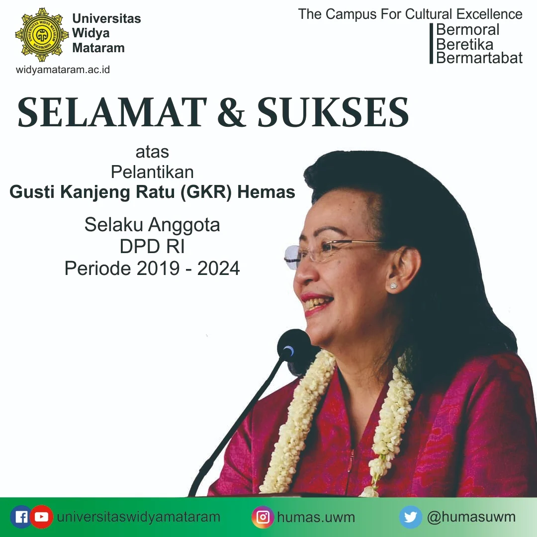 Pesan Penting Ketua DPD RI GKR Hemas untuk Anak Muda di Tengah Arus Modernisasi