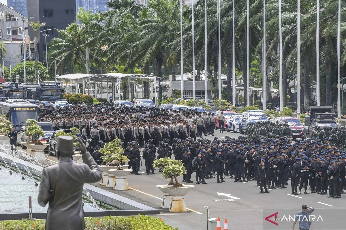 Polisi Siagakan 5.955 Personel Amankan Unjuk Rasa di Jakarta