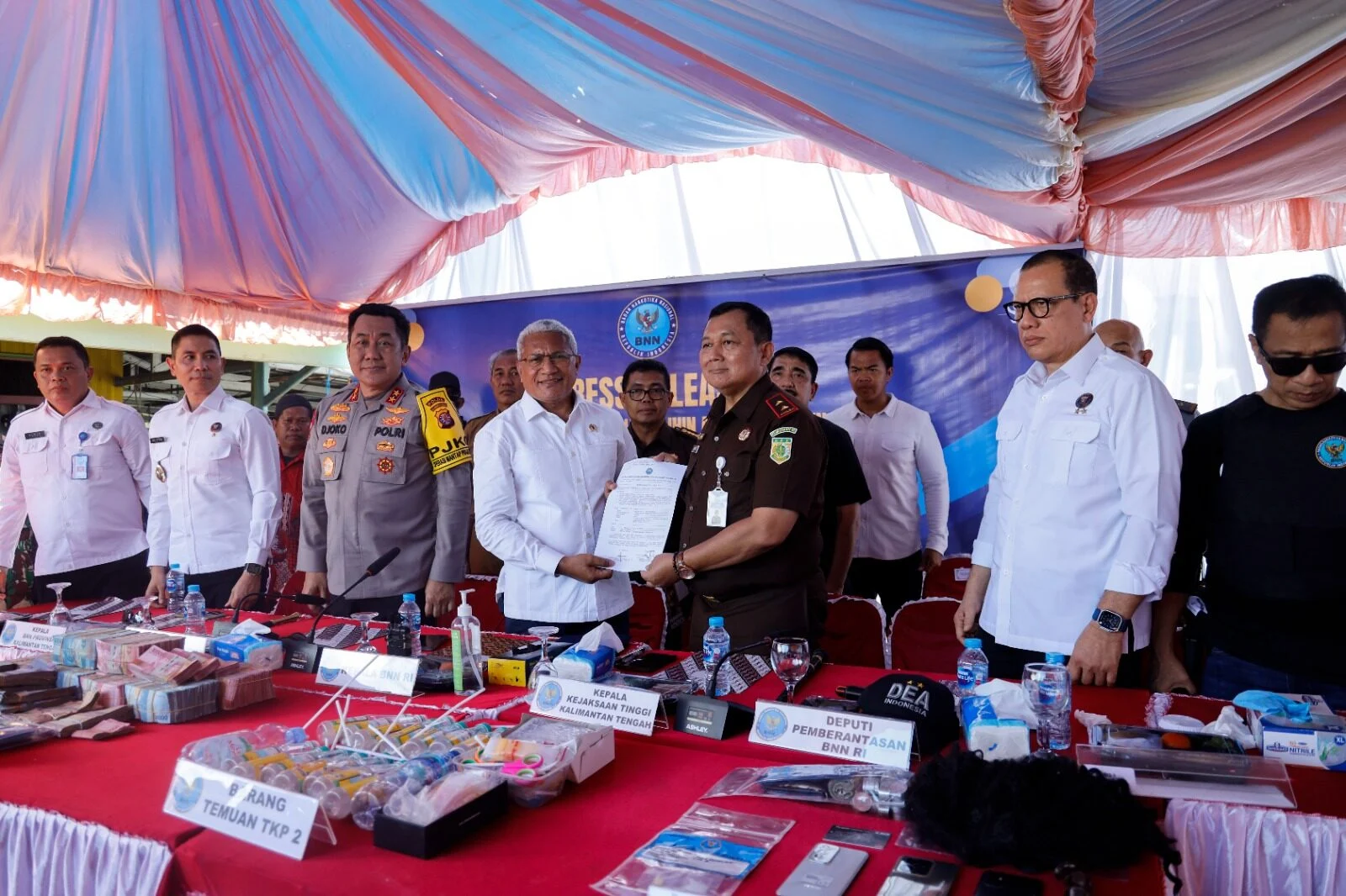 Posko Terpadu Pengawasan Narkoba Diresmikan di Puntun, Kalimantan Tengah