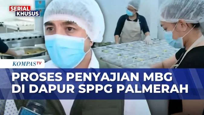 Prabowo Kunjungi SPPG Palmerah, Melihat Proses Pengolahan MBG